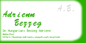 adrienn bezzeg business card